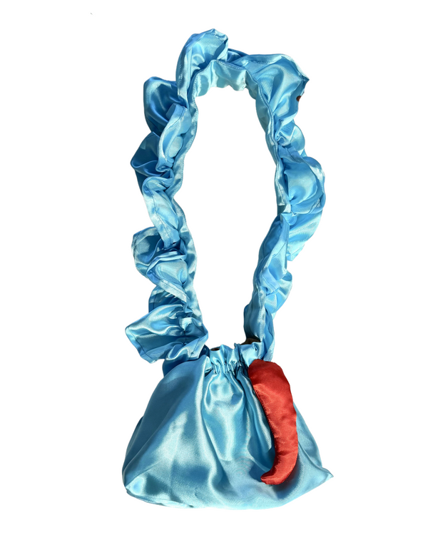 Amaluma x BEVANG Blütenblatt-Tasche Mini Blau