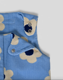 Baby Cord Romper / Children’s Jumpsuit – Blue Floral