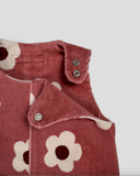 Baby Cord Romper / Children’s Jumpsuit – Pink Floral