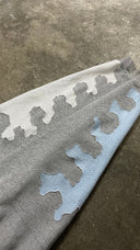 Upcycled 1990S vintage NIKE sweatshirt Grey Blue
