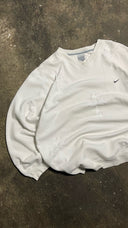 Upcycled 2000S vintage NIKE sweatshirt White