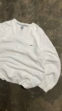 Upcycled 2000S vintage NIKE sweatshirt White