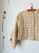 Iti Jacket  - Mustard Jacquard