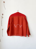 Kirsten Shirt - Red Fringe