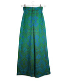 Giraffe Pants Emerald Green Paisley