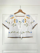 Olive Grove Movement Set - Woman Blouse M and Petit Oiseau Blouse 6M