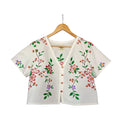 The Signature Blouse - A Blooming Azalea M