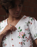 The Signature Blouse - A Blooming Azalea M