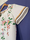 A Blooming Azalea Set - Woman Blouse L and Petit Oiseau Blouse 6M