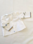 Olive Grove Movement Set - Woman Blouse M and Petit Oiseau Blouse 6M
