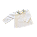Petit Oiseau Blouse Baby - A Blue Cornflower 12M
