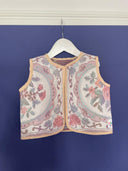 Petit Oiseau Vest Kids - Pink & Plum
