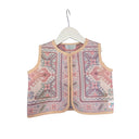 Petit Oiseau Vest Kids - Pink & Plum