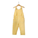 Petit Oiseau Overall Kids - A Gingham Story Yellow