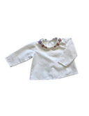 Petit Oiseau Blouse Baby - Blooming Azalea 6M