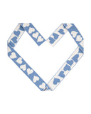 Love Yourself Statement Scarf (Limited Edition) Powder Blue/White