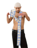 Love Yourself Statement Scarf (Limited Edition) Powder Blue/White
