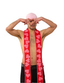 Love Yourself Statement Scarf (Limited Edition) Red/Pink