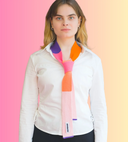 Petit Skinny Scarf Knit Tie Warm Colors