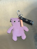 The Muses Bear Bag Charm Pink