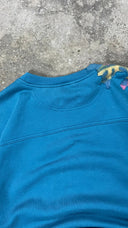 Upcycled 2000S Vintage NIKE Sweatshirt Turquoise
