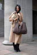 Mama-Tasche / Wochenendtasche, wasserdicht, braun