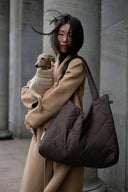 Mama-Tasche / Wochenendtasche, wasserdicht, braun